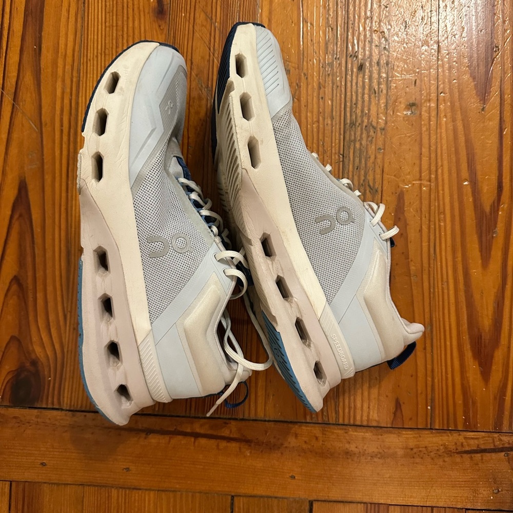 On Cloudrunning Women's White Athletic Shoes